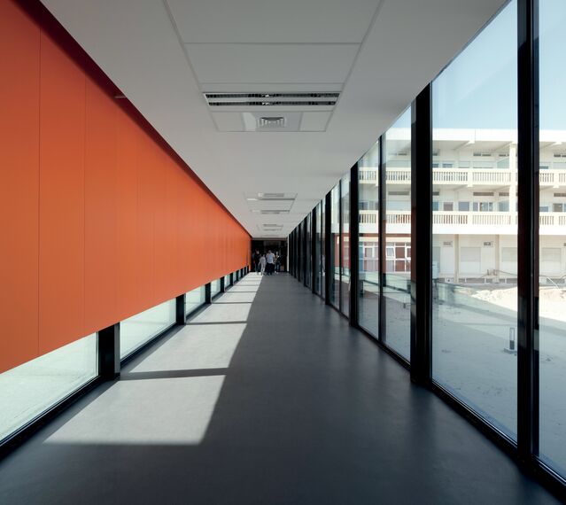 ConceptWall 50 Glasgevels - Hospital Emergency Unit gelegen in Figueira da Foz, Portugal